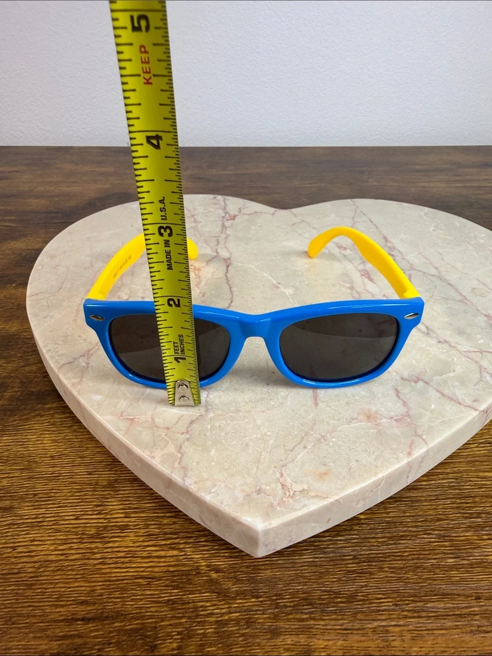 Kids Blue and Yellow Sunglasses